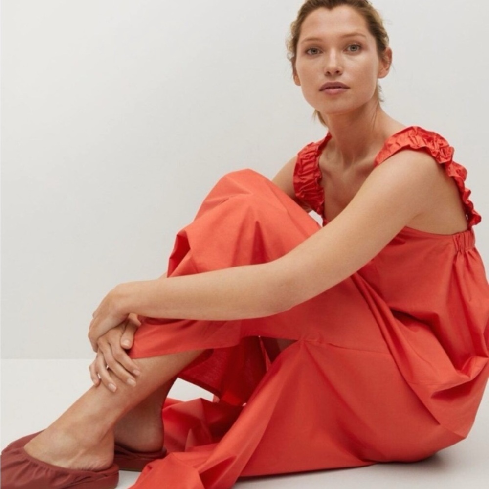 MNG Orange Summer Dress M